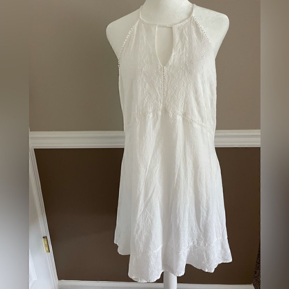 Candies White Sleeveless Dress